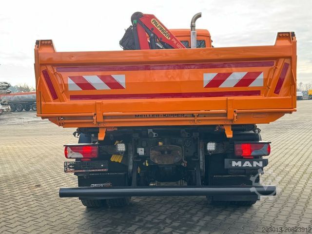 Autokran MAN TGS 18.360 4x4 Kipper Kran PALFINGER Winterd.