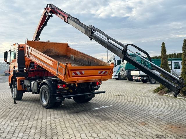 Autokran MAN TGS 18.360 4x4 Kipper Kran PALFINGER Winterd.