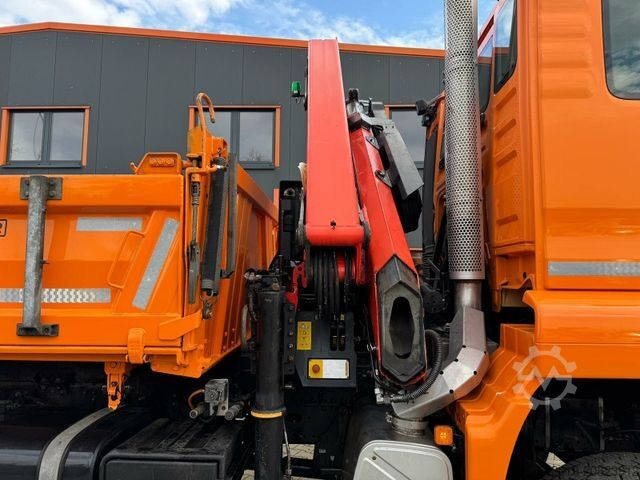 Autokran MAN TGS 18.360 4x4 Kipper Kran PALFINGER Winterd.