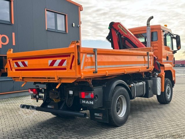 Kipper LKW MAN TGS 18.360 4x4 Kipper Kran PALFINGER Winterd.
