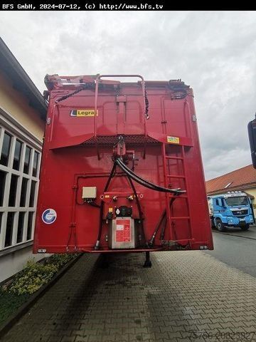 Auflieger mit Walkingfloor LEGRAS Schubboden FMA hydraulisches Verdeck ecotop, hyd
