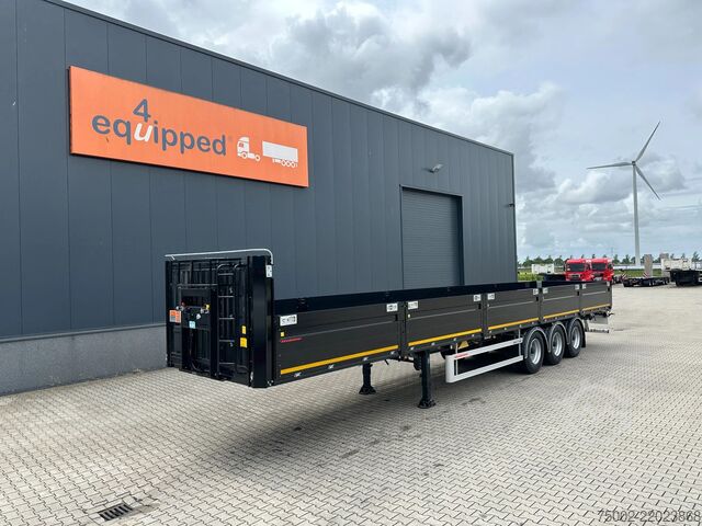 Platform römorku KAESSBOHRER NEW HEAVY DUTY FLATBED / TWISTLOCK / ALU DROPSI...