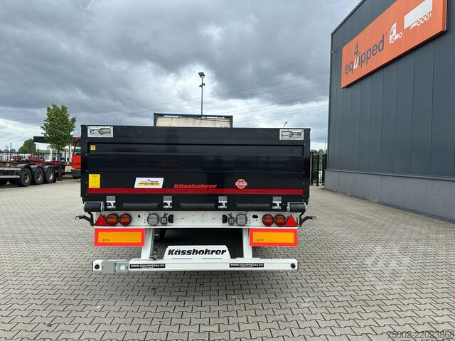 Platform römorku KAESSBOHRER NEW HEAVY DUTY FLATBED / TWISTLOCK / ALU DROPSI...