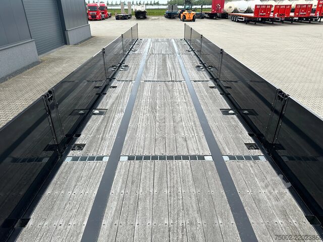 Platform römorku KAESSBOHRER NEW HEAVY DUTY FLATBED / TWISTLOCK / ALU DROPSI...