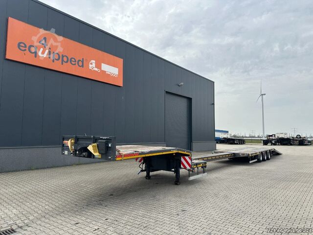 Treler platform KAESSBOHRER Lowbed  / 6.00m extendable / hydraulic ramps  /...