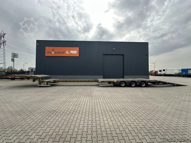 Treler platform KAESSBOHRER Lowbed  / 6.00m extendable / hydraulic ramps  /...
