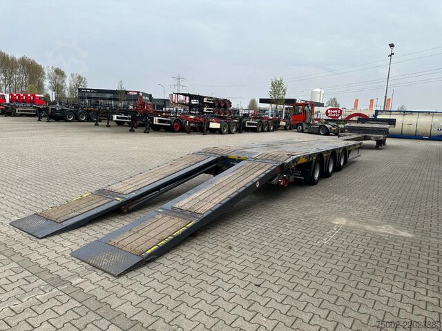 Treler platform KAESSBOHRER Lowbed  / 6.00m extendable / hydraulic ramps  /...