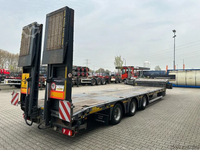 Treler platform KAESSBOHRER Lowbed  / 6.00m extendable / hydraulic ramps  /...