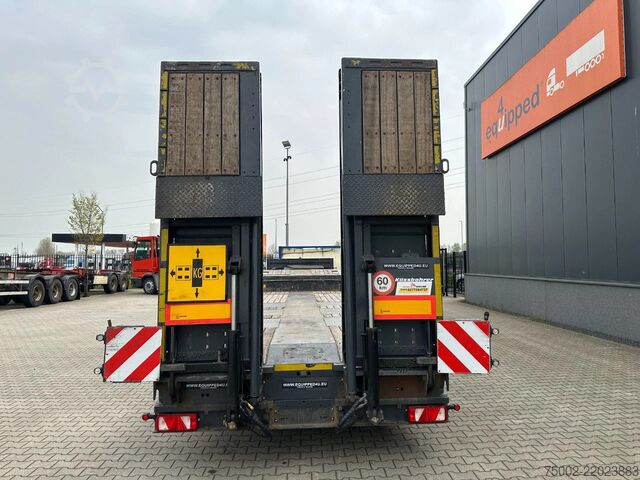 Treler platform KAESSBOHRER Lowbed  / 6.00m extendable / hydraulic ramps  /...