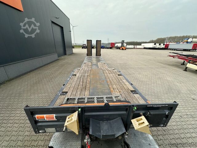 Treler platform KAESSBOHRER Lowbed  / 6.00m extendable / hydraulic ramps  /...