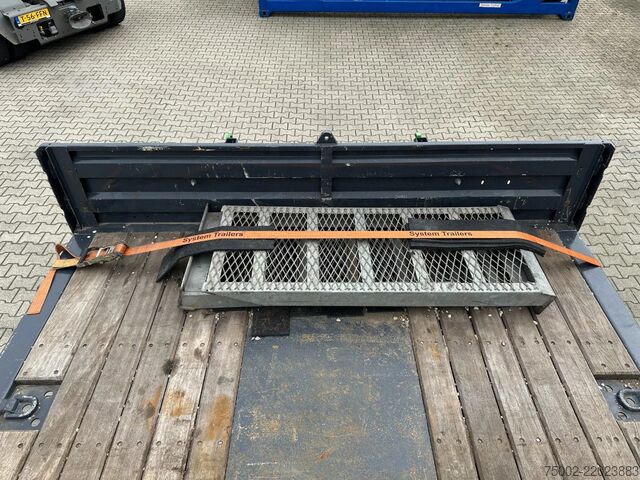 Treler platform KAESSBOHRER Lowbed  / 6.00m extendable / hydraulic ramps  /...