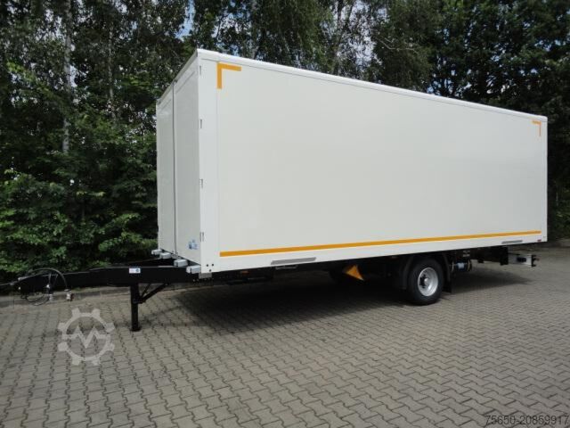 Remorcă carosată Möslein EK 1- D 7,3 1 Achs Kofferanhänger Durchladen, Neufahrzeug