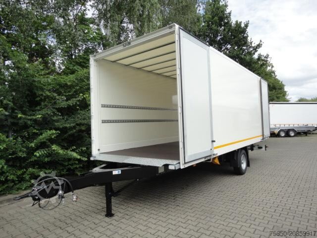 Remorcă carosată Möslein EK 1- D 7,3 1 Achs Kofferanhänger Durchladen, Neufahrzeug