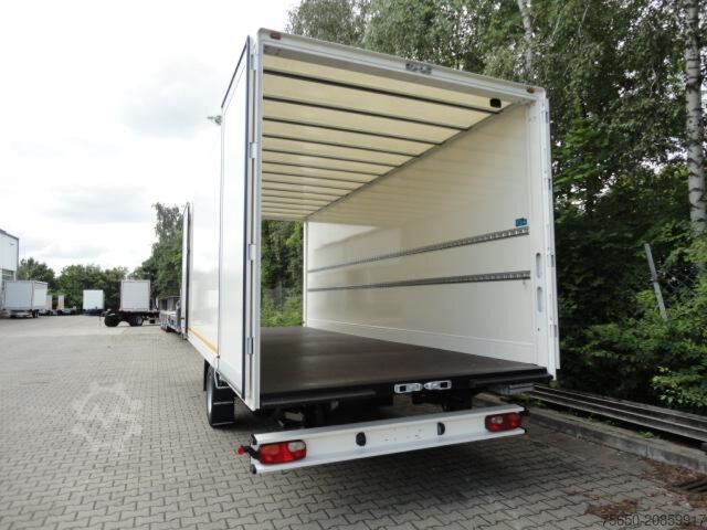 Remorcă carosată Möslein EK 1- D 7,3 1 Achs Kofferanhänger Durchladen, Neufahrzeug