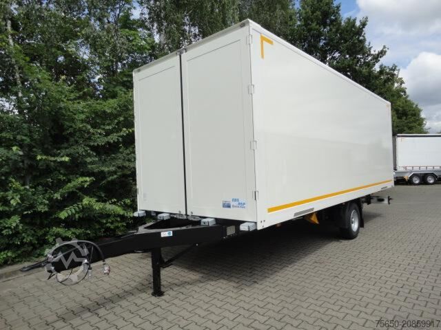 Remorcă carosată Möslein EK 1- D 7,3 1 Achs Kofferanhänger Durchladen, Neufahrzeug