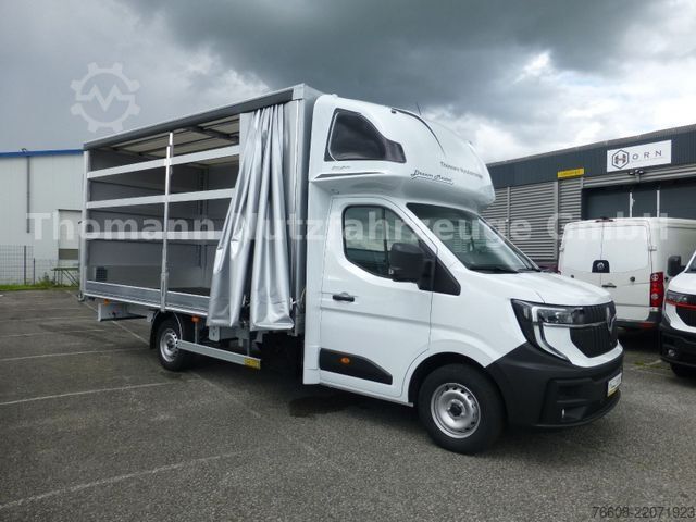 Furgon cu prelată laterală RENAULT NEW Master Pritsche Plane Schlafkabine