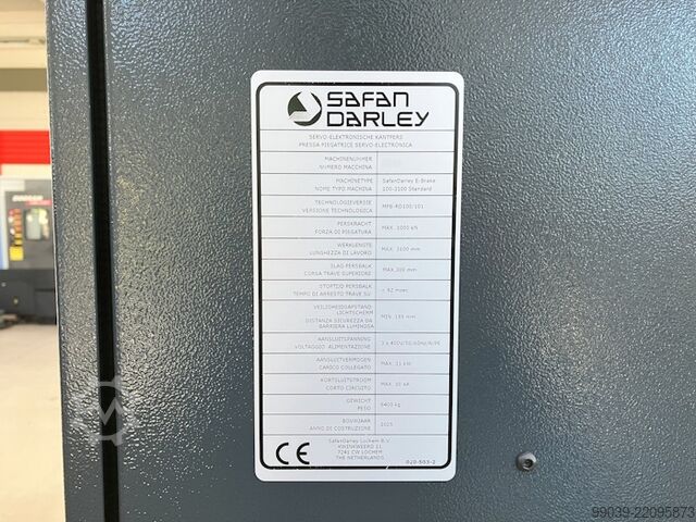 New press brake SafanDarley E-Brake 100-3100 Standard NS
