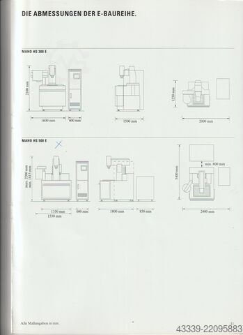 מכונת EDM שיקועית MAHO HASEN HS 500 E