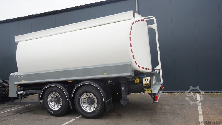 Tanker truck WILLIG 2 AXLE ADR FUEL TANK TRAILER 18.000LTR