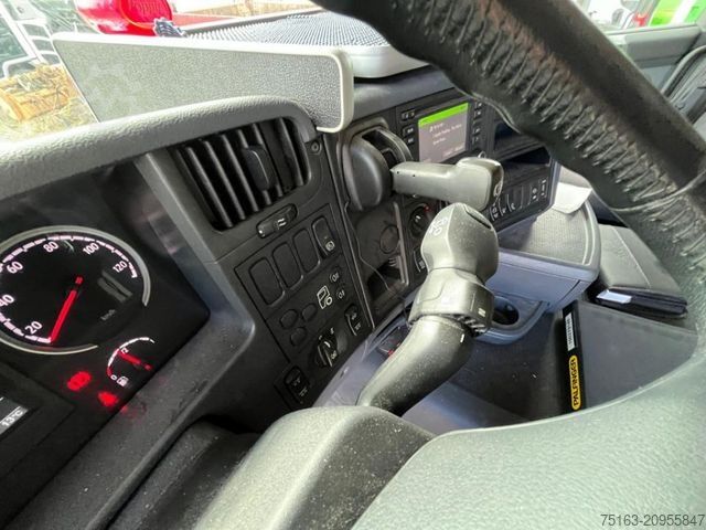 平床トラック（シート付き） SCANIA G 410 6x2 Pritsche Heckkran Palfinger PK 27002