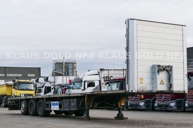 Auflieger mit Arbeitsbühne SCHMITZ CARGOBULL S01 Platto Liftachse SAF-Achsen