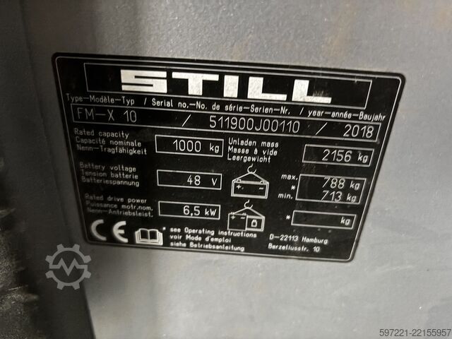 前移式叉车 Still FM-X10