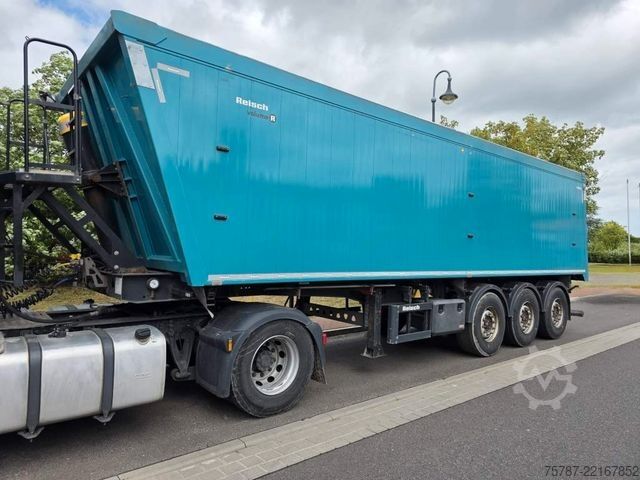 Polpriklopnik kiper REISCH 49 cbm Getreidekipper, SAF Scheibe, Lift