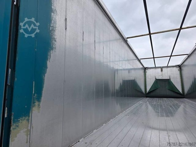 Polpriklopnik s premičnim dnom REISCH 65 cbm Schubboden, BPW Trommel, Kornschieber