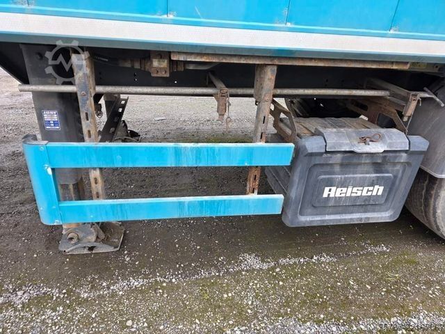 Polpriklopnik s premičnim dnom REISCH 65 cbm Schubboden, BPW Trommel, Kornschieber