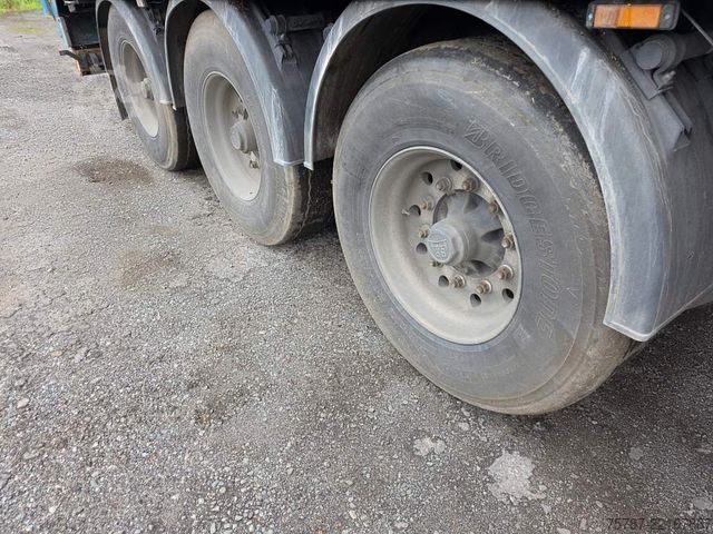 Polpriklopnik s premičnim dnom REISCH 65 cbm Schubboden, BPW Trommel, Kornschieber