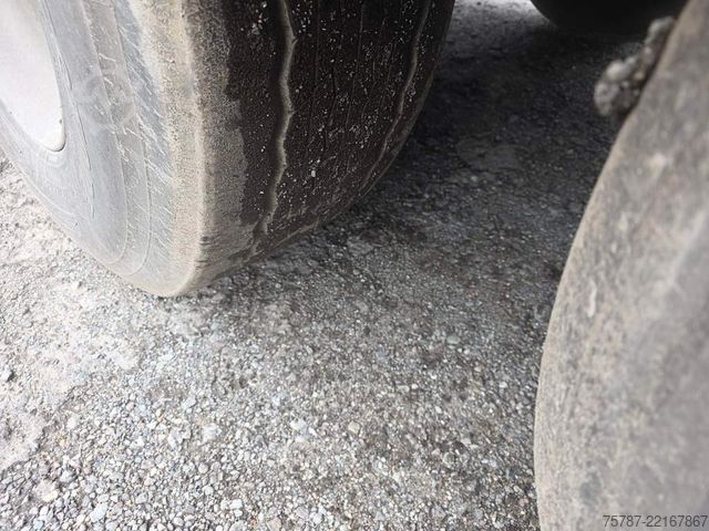 Polpriklopnik s premičnim dnom REISCH 65 cbm Schubboden, BPW Trommel, Kornschieber