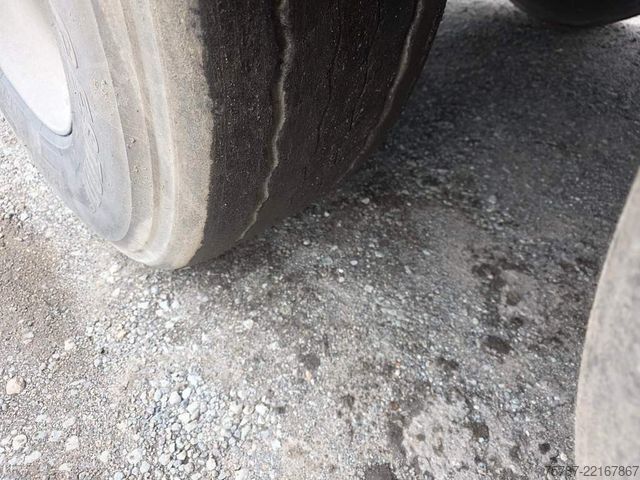 Polpriklopnik s premičnim dnom REISCH 65 cbm Schubboden, BPW Trommel, Kornschieber