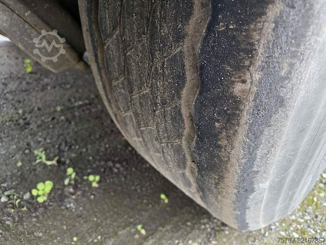 Polpriklopnik s premičnim dnom REISCH 65 cbm Schubboden, BPW Trommel, Kornschieber