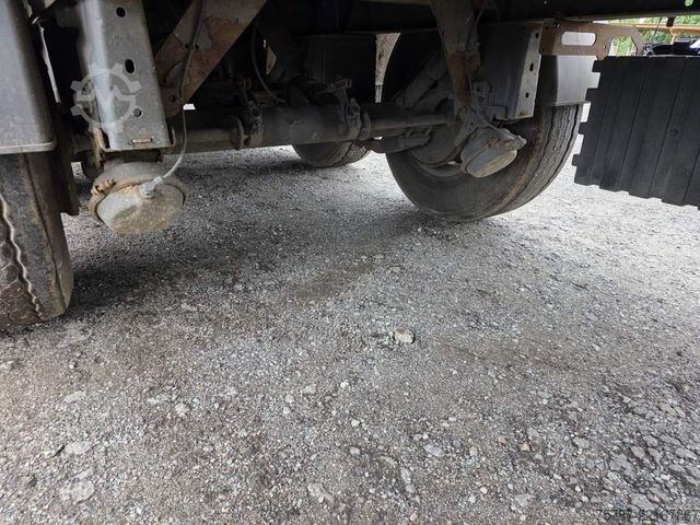 Polpriklopnik s premičnim dnom REISCH 65 cbm Schubboden, BPW Trommel, Kornschieber