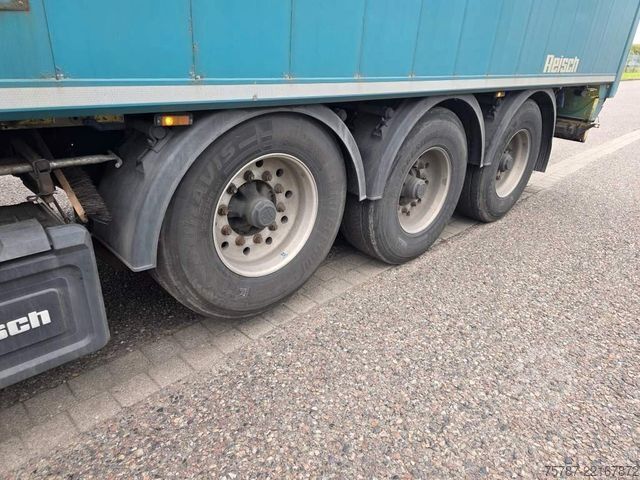 Polpriklopnik s premičnim dnom REISCH 65 cbm Schubboden , BPW trommel, ALCOA LM Felgen