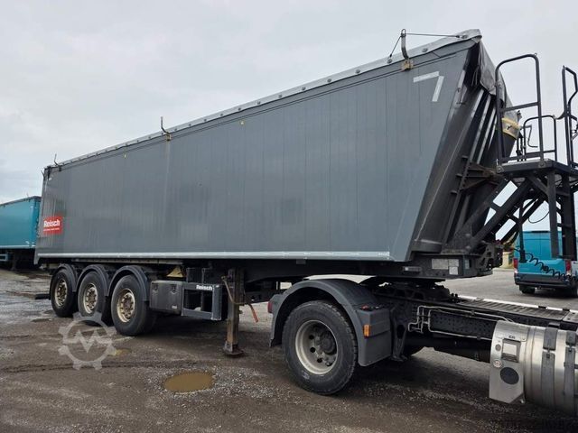 Polpriklopnik kiper REISCH 49 cbm Getreidekipper, SAF Trommel, Lift