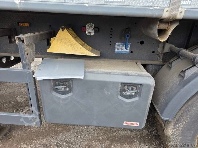 Polpriklopnik kiper REISCH 49 cbm Getreidekipper, SAF Trommel, Lift