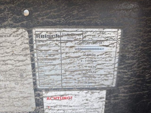 Polpriklopnik kiper REISCH 49 cbm Getreidekipper, SAF Trommel, Lift