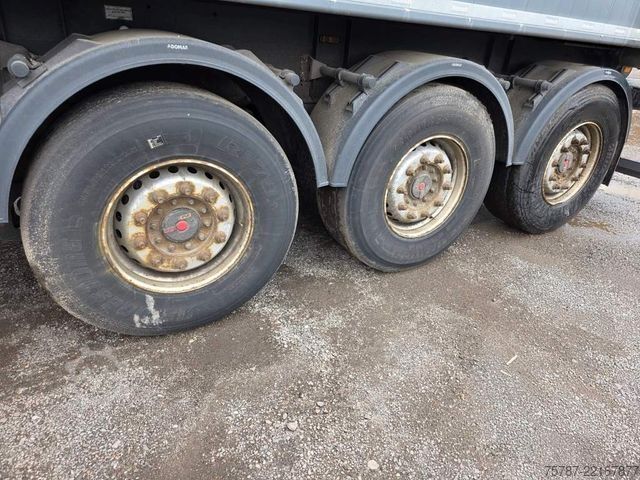 Polpriklopnik kiper REISCH 49 cbm Getreidekipper, SAF Trommel, Lift