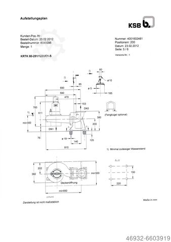 Bomba de vacío KSB AMAREX KRTK 80-251 /122 UC1-S