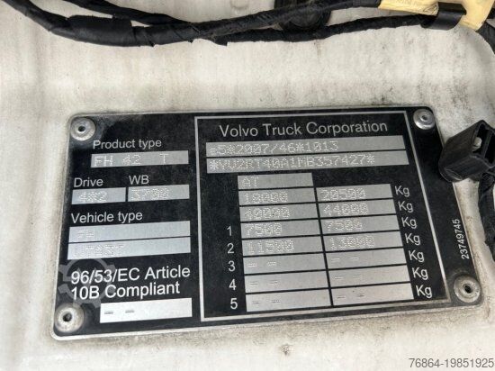 Trattore stradale standard VOLVO FH 500 EURO 6, I-SHIFT, GLOBETROTTER, STANDKLIMA