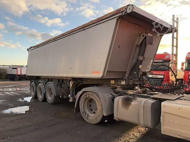 ダンプトレーラー Kempf 3-axle aluminium tipper semi-trailer