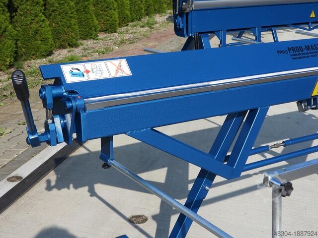Sheet metal folder 2m, bending machine PROD-MASZ Abkantbank24 Biegemaschine Abkantbank ZGR-2000L/0.8 160* Biegewinke