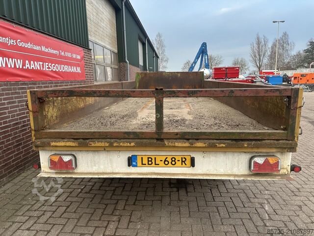 Lådvagn för bakom kran / lastare  Bakkenwagen voor achter kraan / shovel