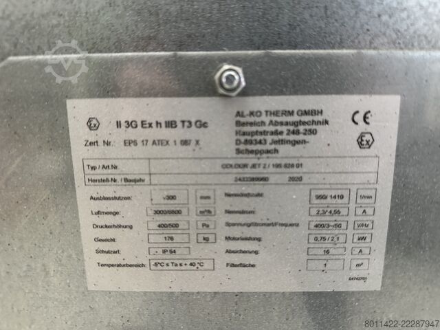 Estrattore di nebbia di vernice AL-KO THERM Colour Jet 2 / 105
