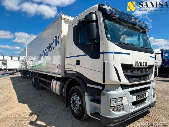 Camión de bebidas Iveco Stralis AS260S42/2x LBW/Schwenkwand/Zug