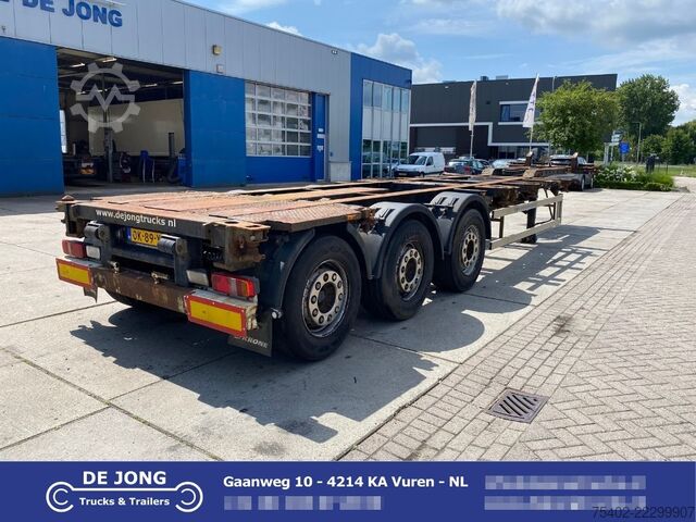 Transporte de contenedores Krone SD Chassis / ADR / 2x Extendable / MB + Disc / ...