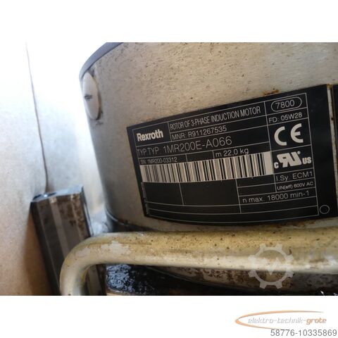 Двигатель Rexroth Rexroth Hauptspindel aus EMAG VSC 200 DUO , 1MR200E-A066 + 1MS200E-4B-A1/S010
