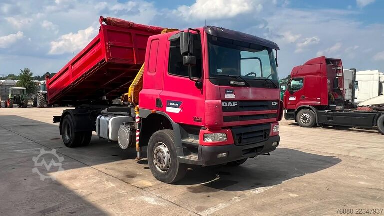3-Seiten-Kipper DAF CF 75.310 (4X4 / CRANE / GRUE / LAMES / STEEL S...