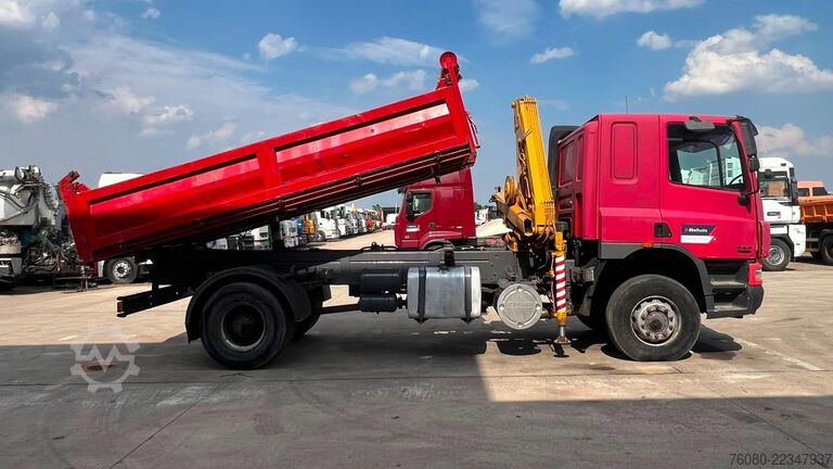 3-Seiten-Kipper DAF CF 75.310 (4X4 / CRANE / GRUE / LAMES / STEEL S...